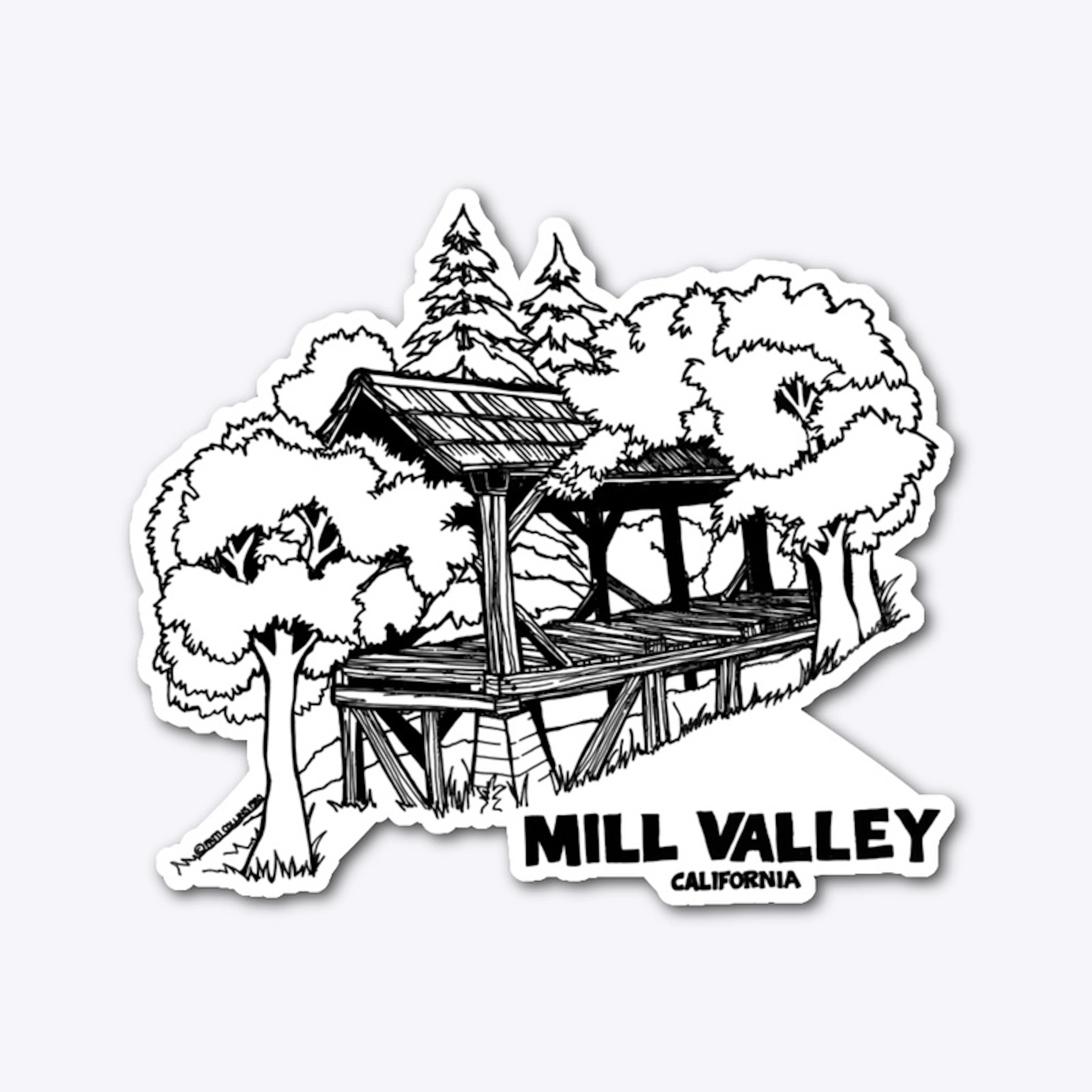 Old Mill - Mill Valley California 1980 